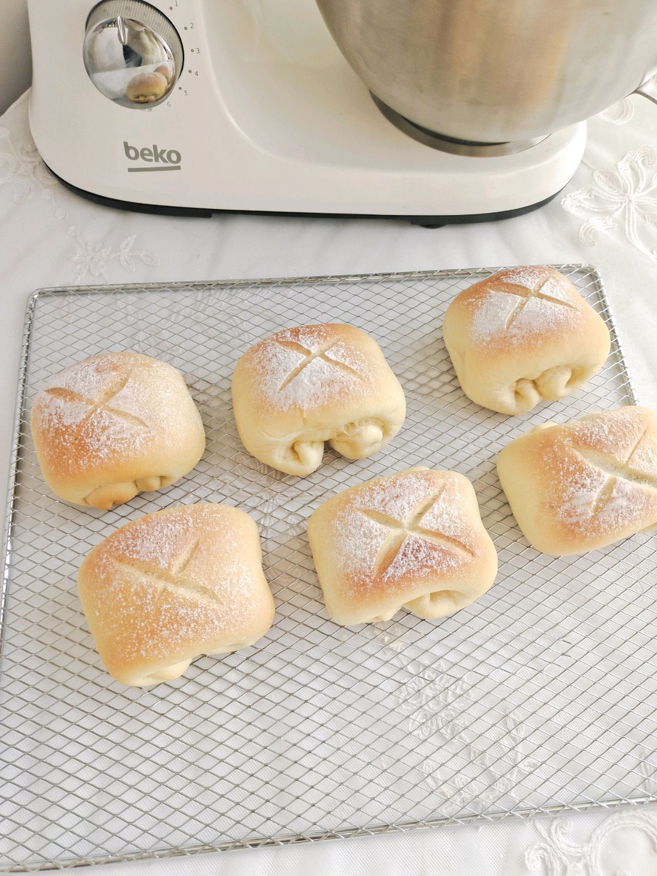 一次就成功的日式牛奶面包卷|超详细