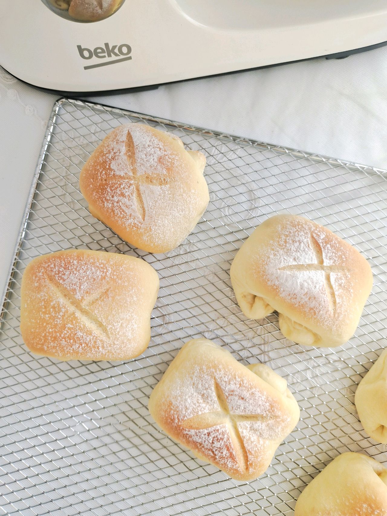 一次就成功的日式牛奶面包卷|超详细