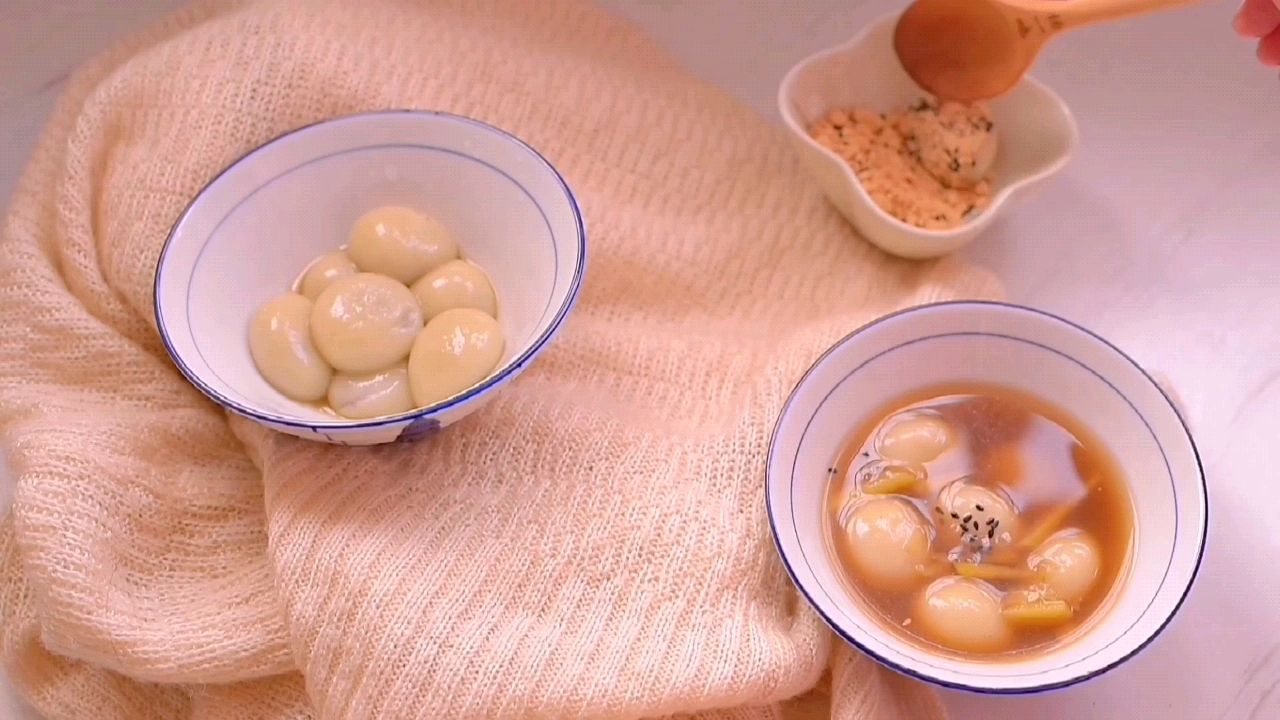 一锅汤圆两吃