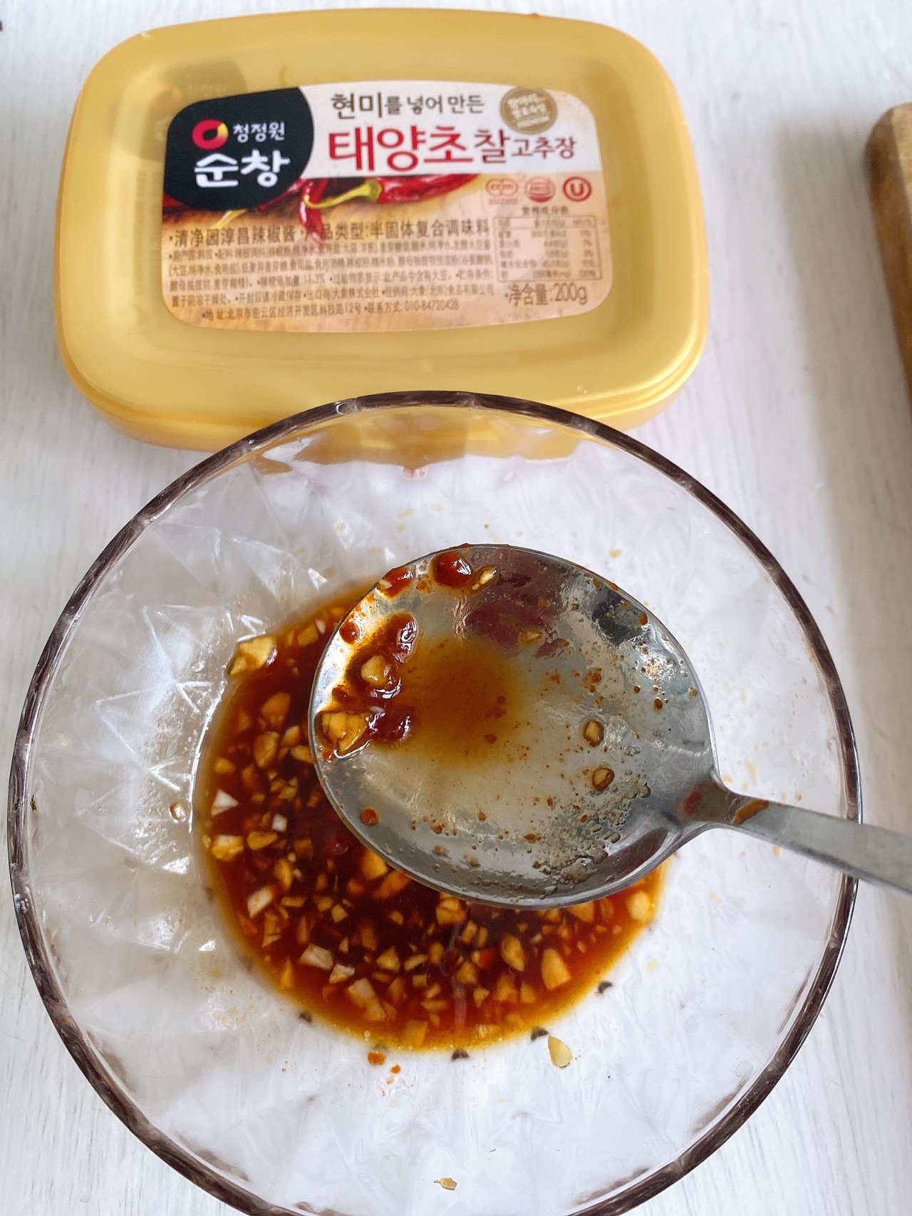 一人简单快手餐-韩式拌面
