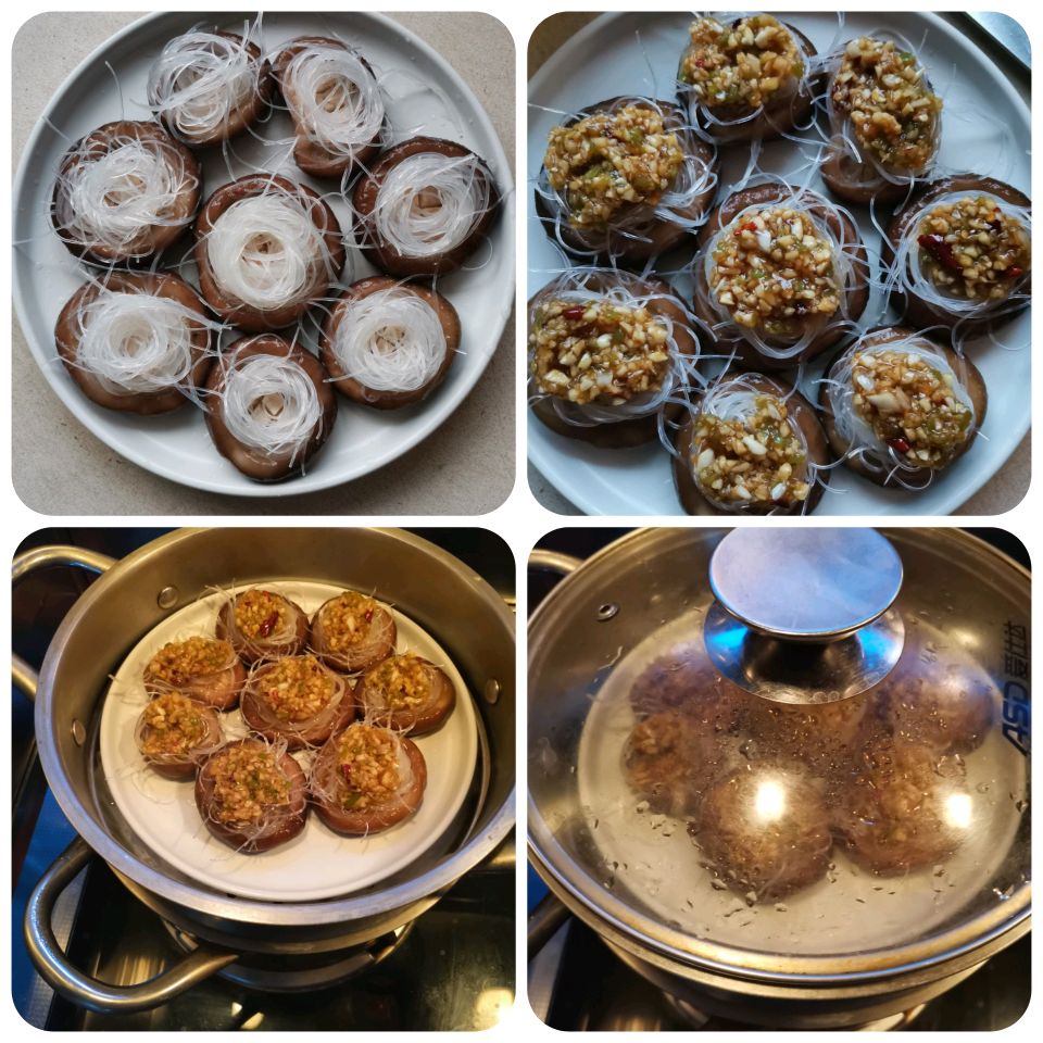一上桌就被秒的蒜蓉粉丝香菇