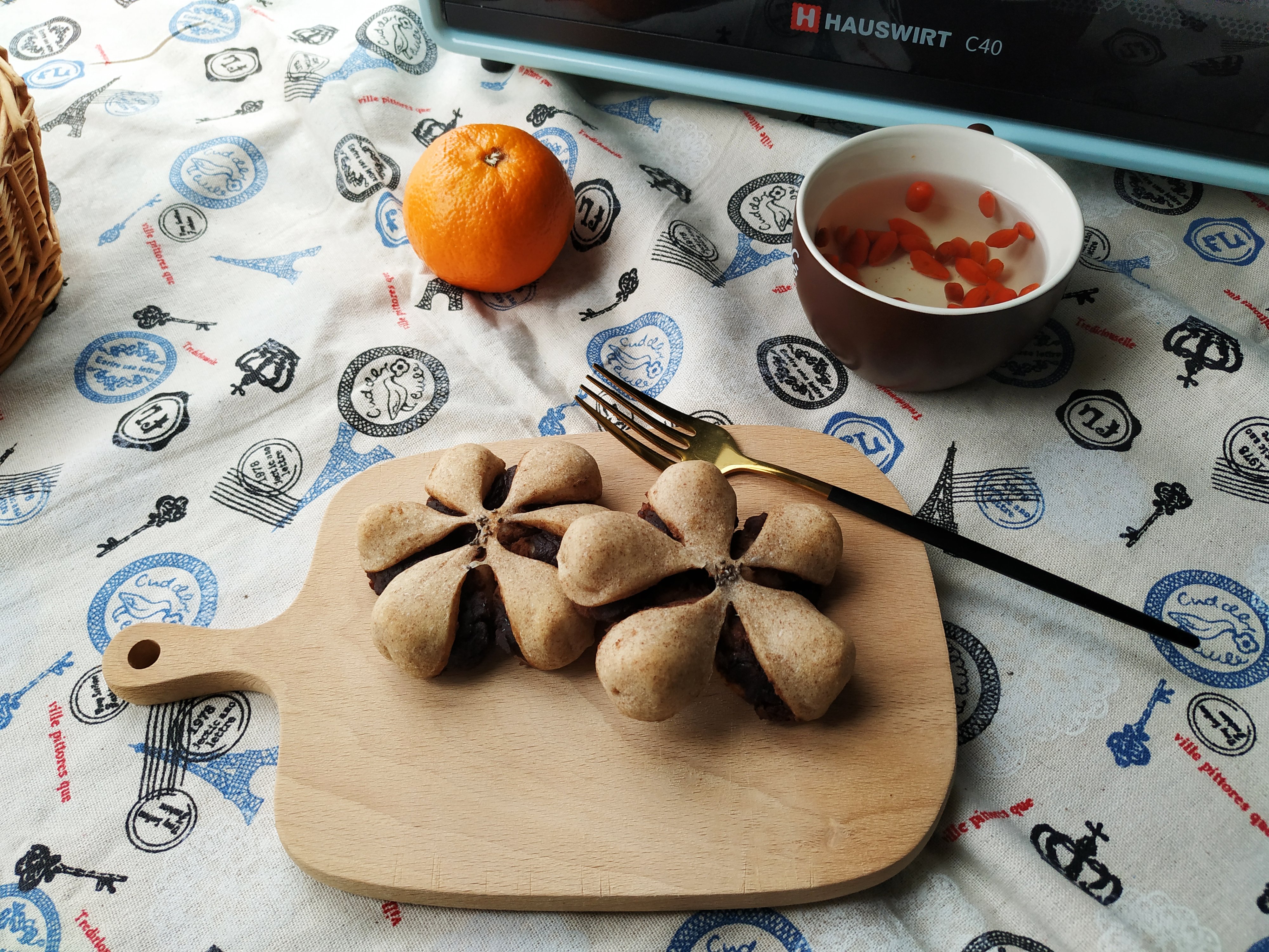 三生三世十里桃花——全麦桃花饼