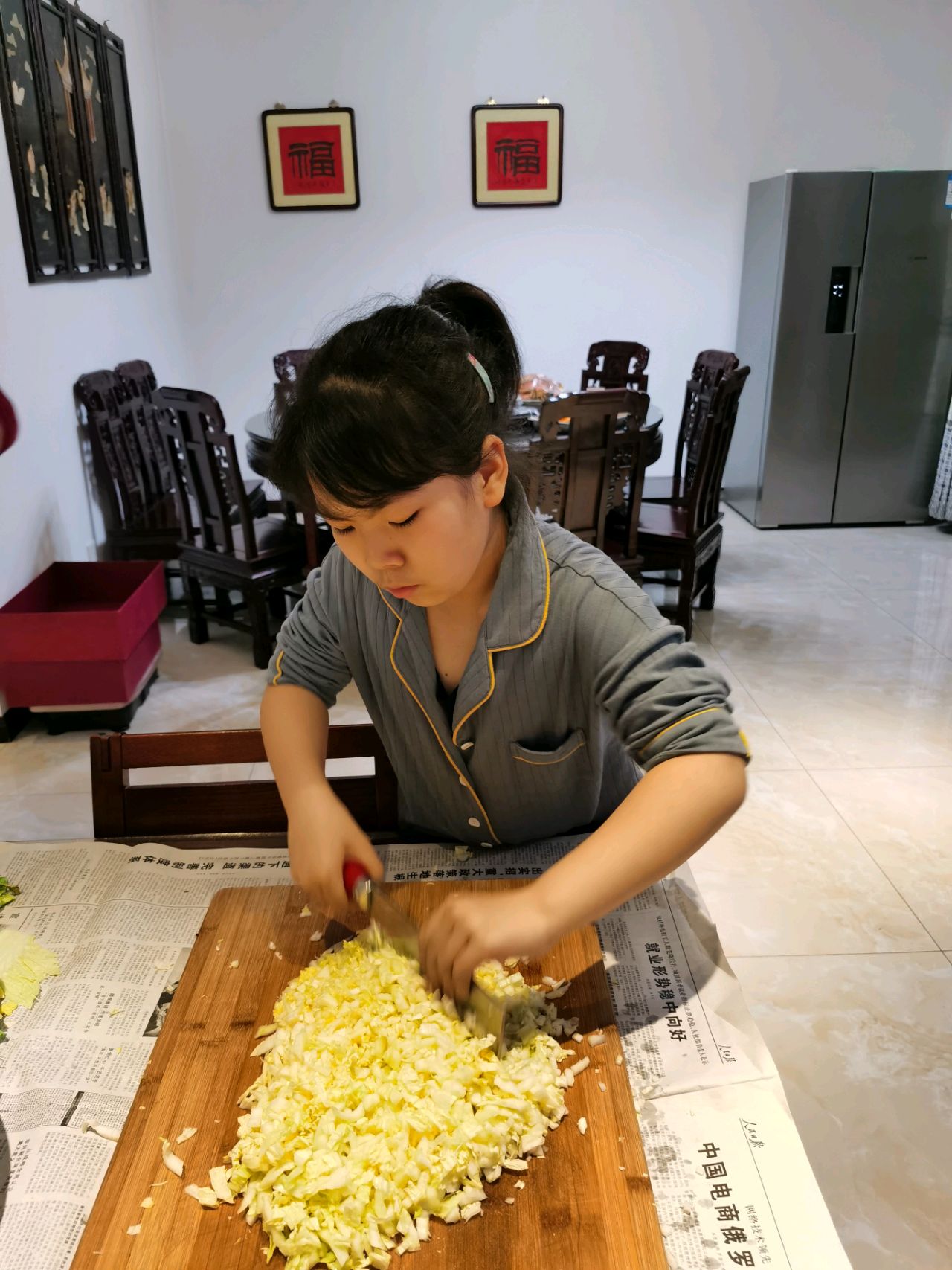 三十素饺子