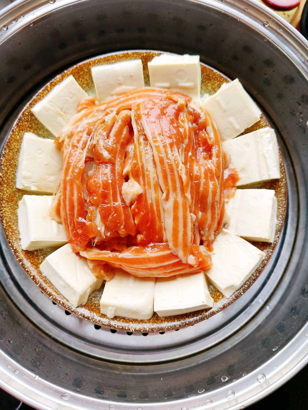 三文鱼楠扣豆腐
