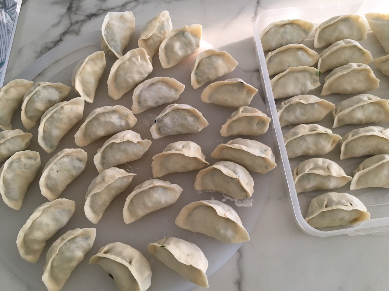 三鲜锅贴