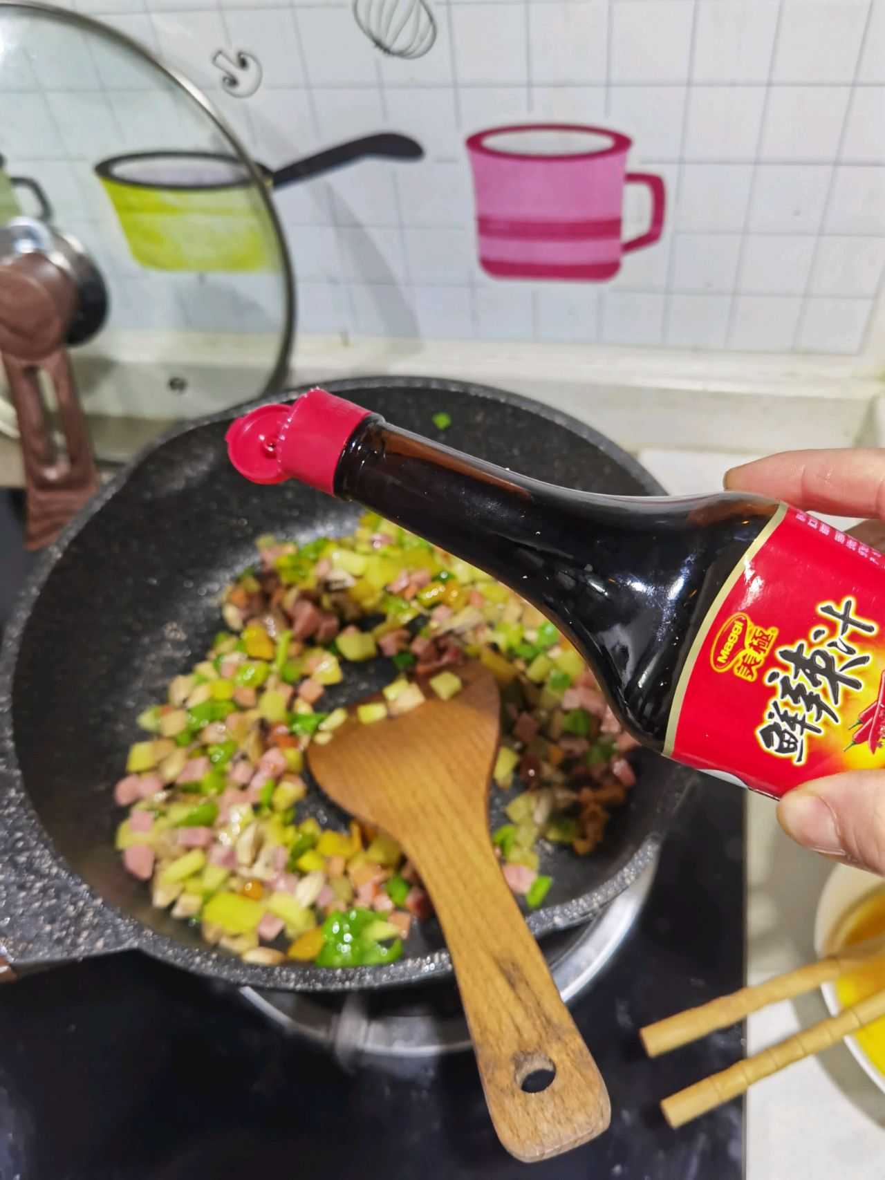 五彩炒饭