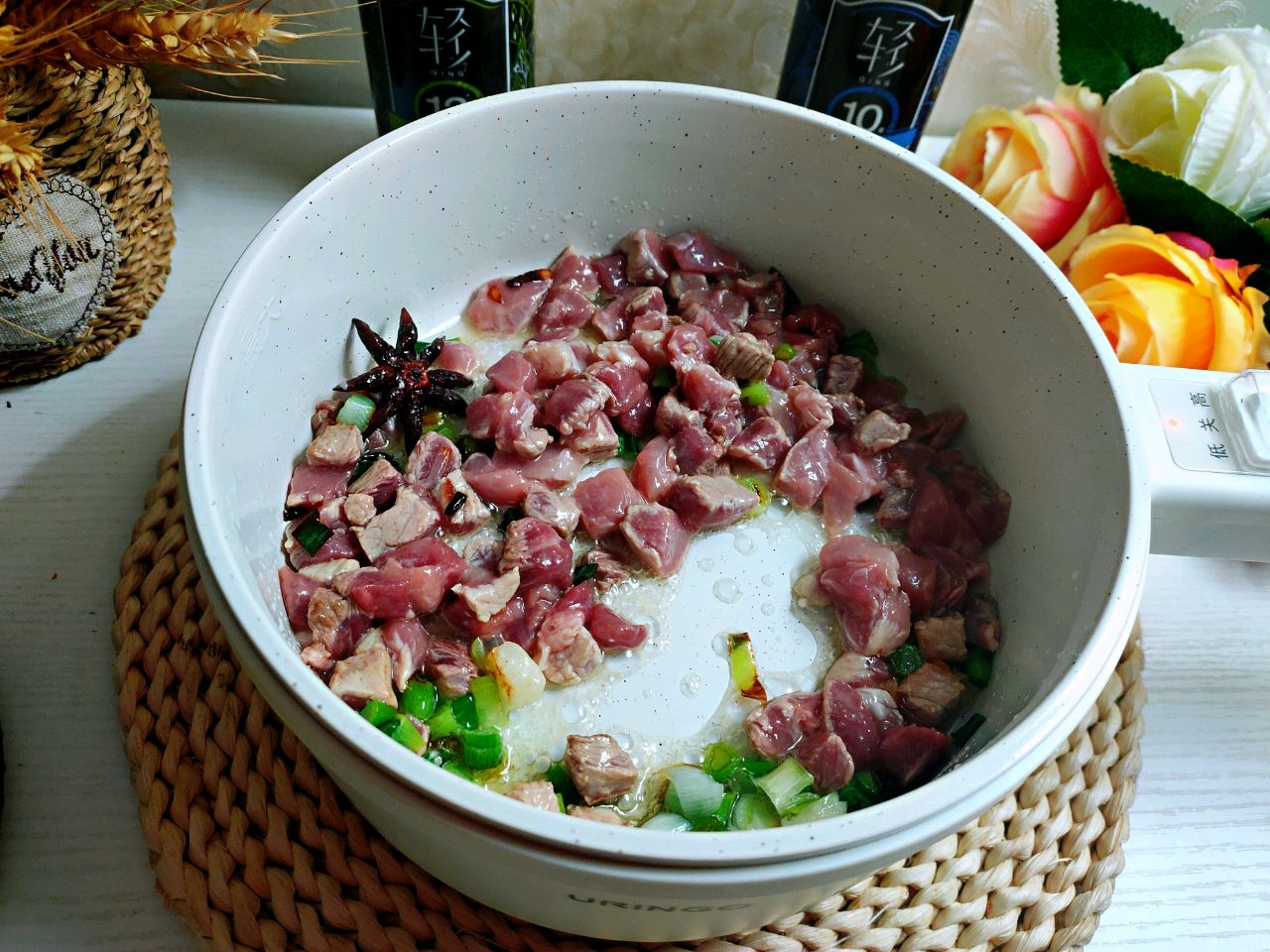 五彩牛肉丁