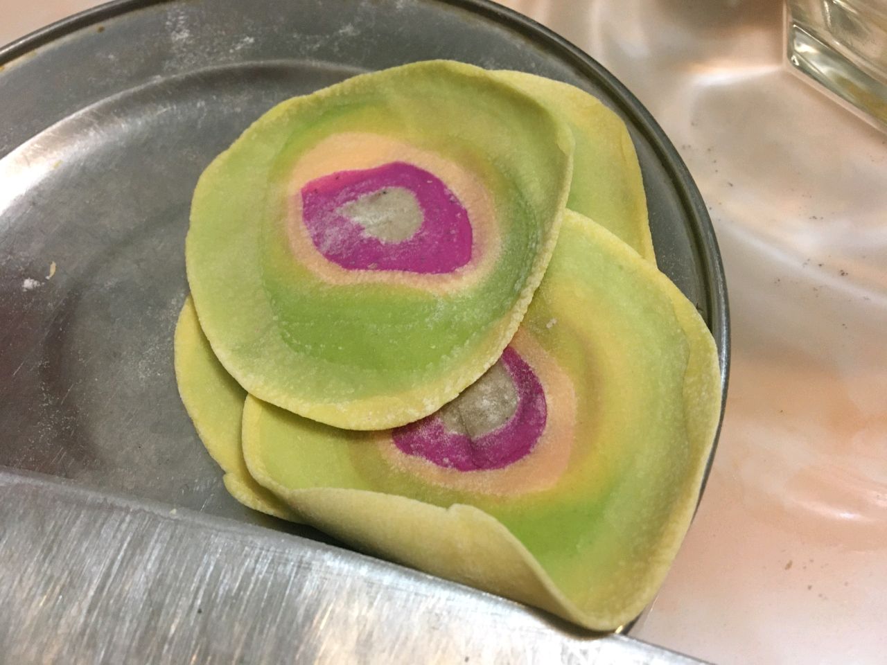 五彩虾饺