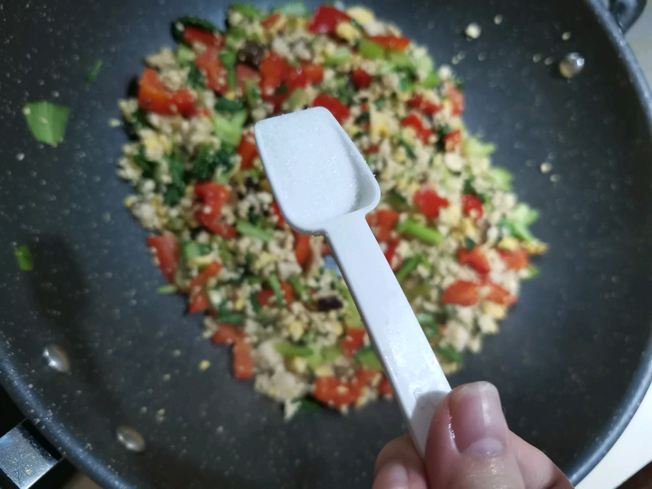 五色低卡豆腐饭