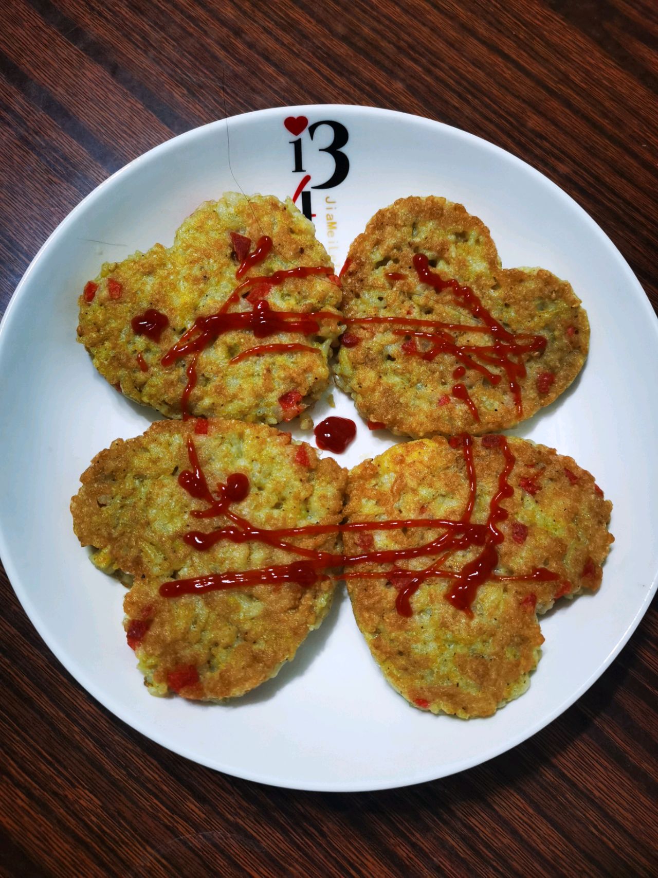爱心大米饼❤️