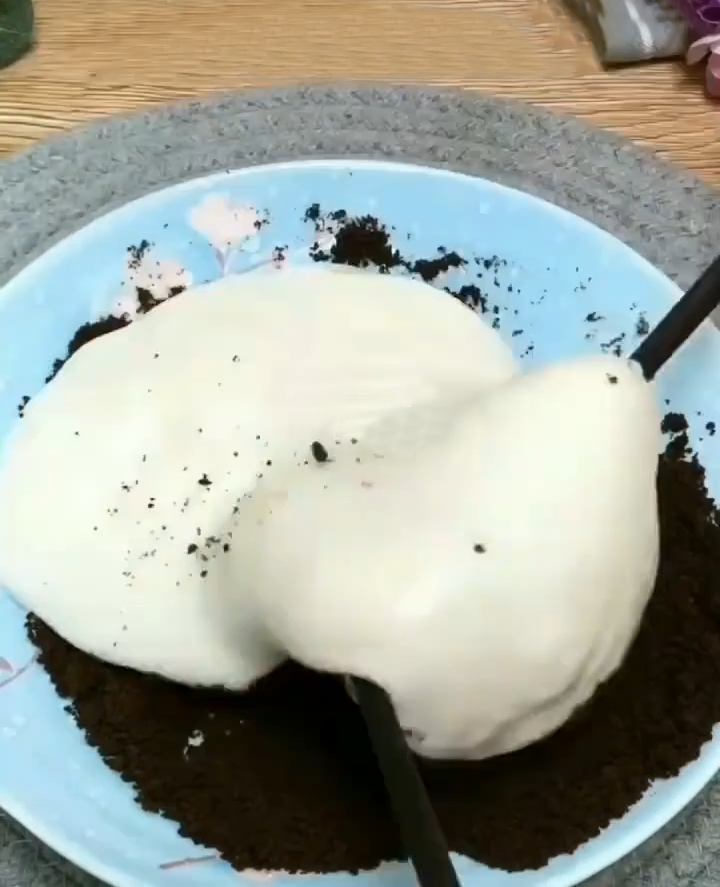 奥利奥鲜奶麻薯