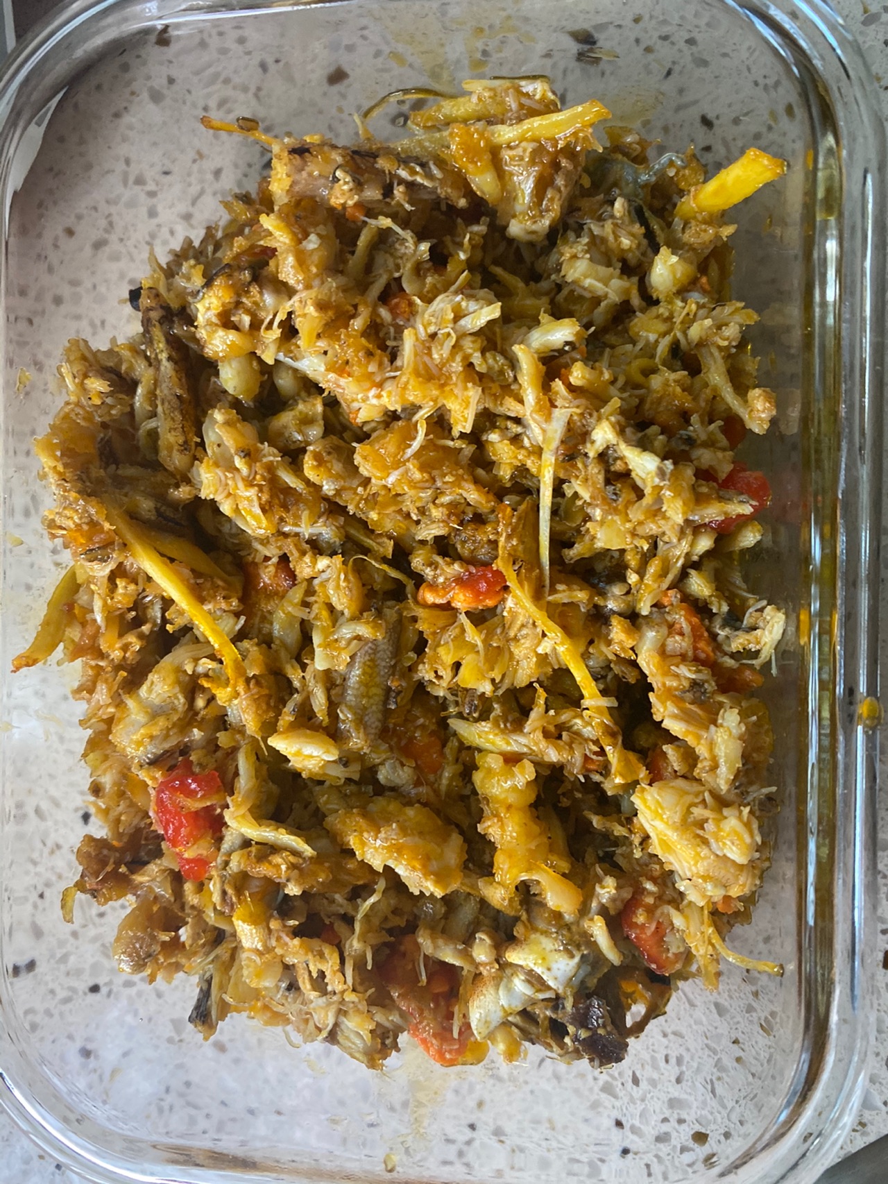 熬蟹油