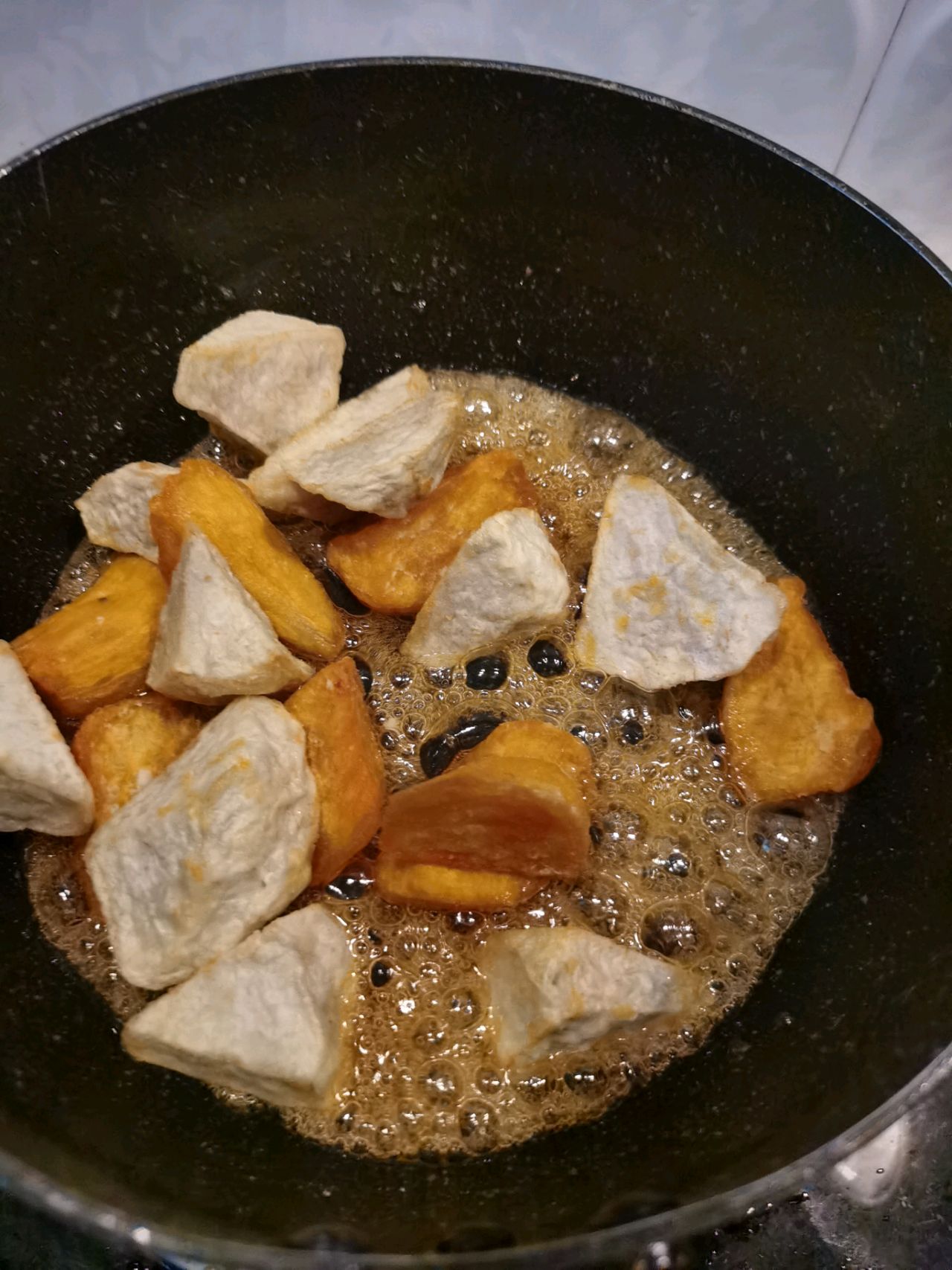 拔丝双色