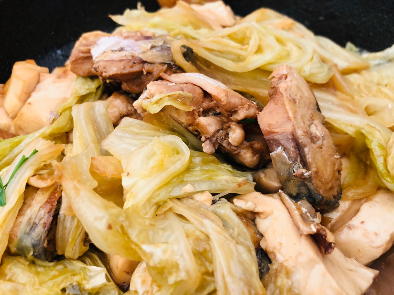 鲅鱼炖豆腐
