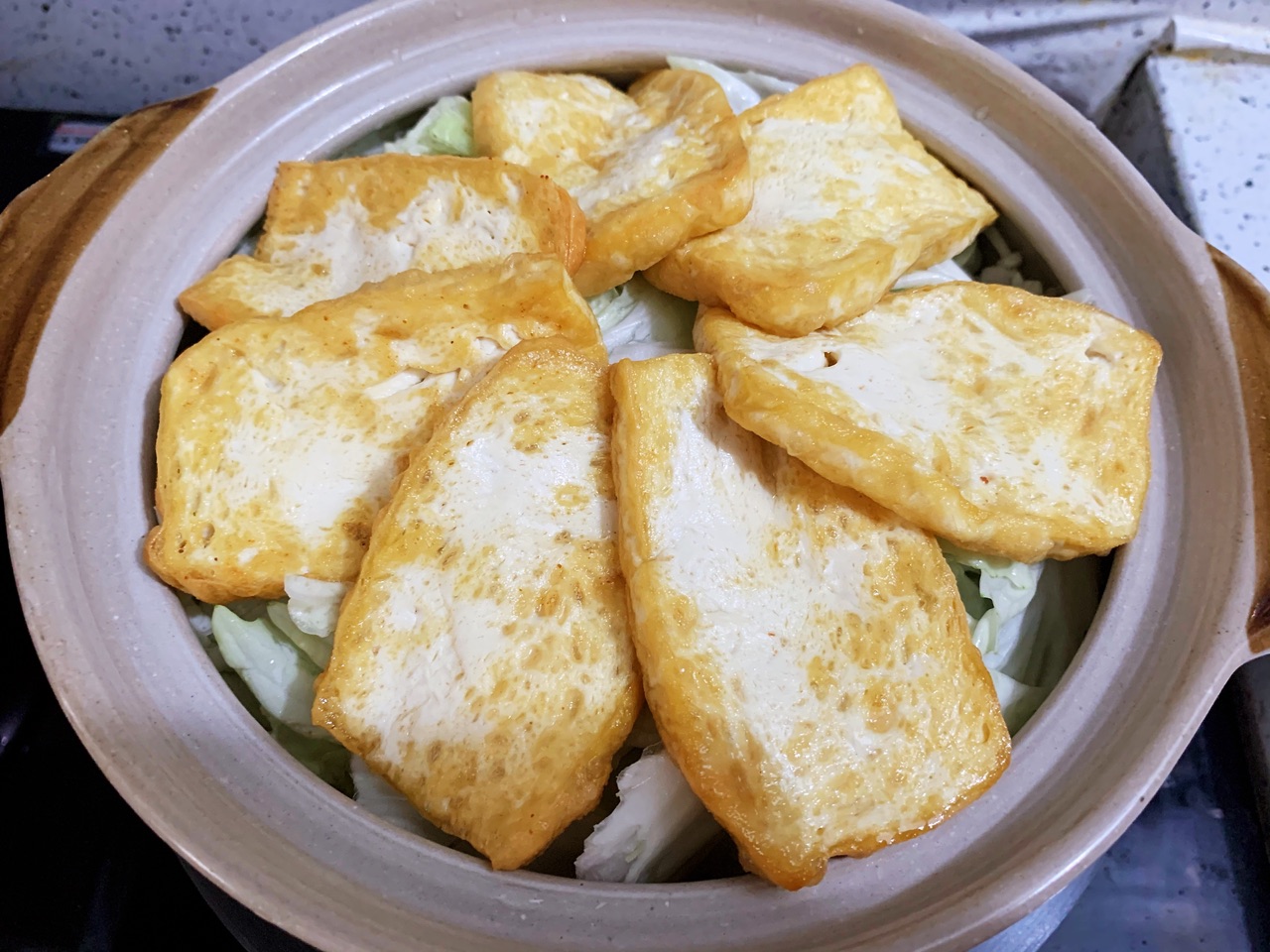 白菜豆腐煲