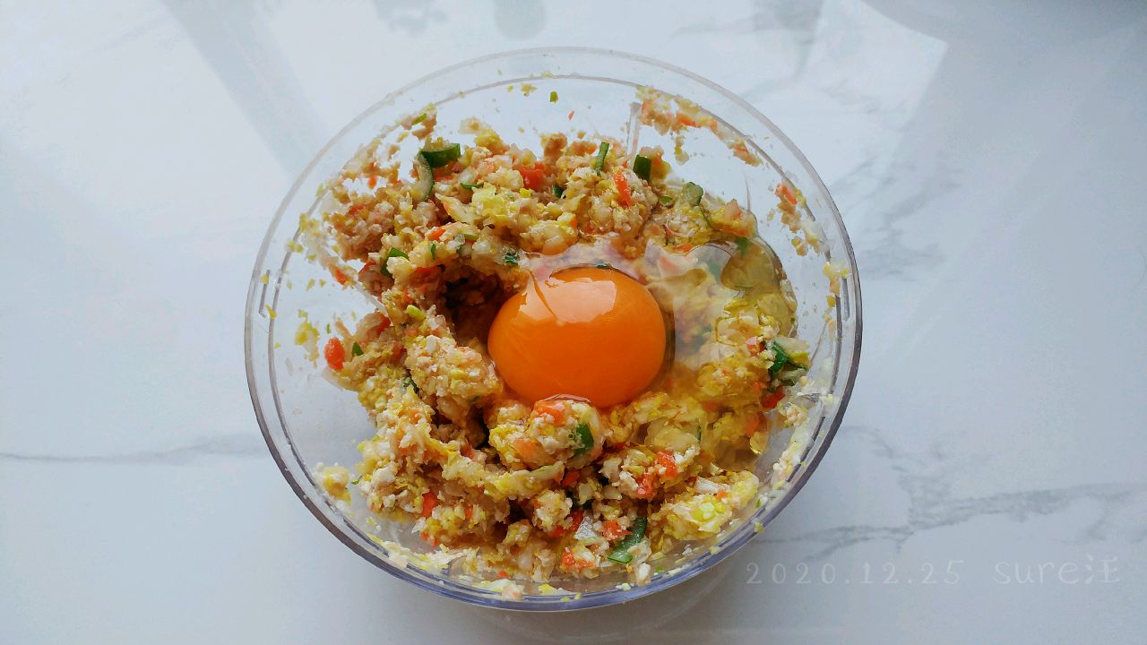 白菜豆腐生蛋饺