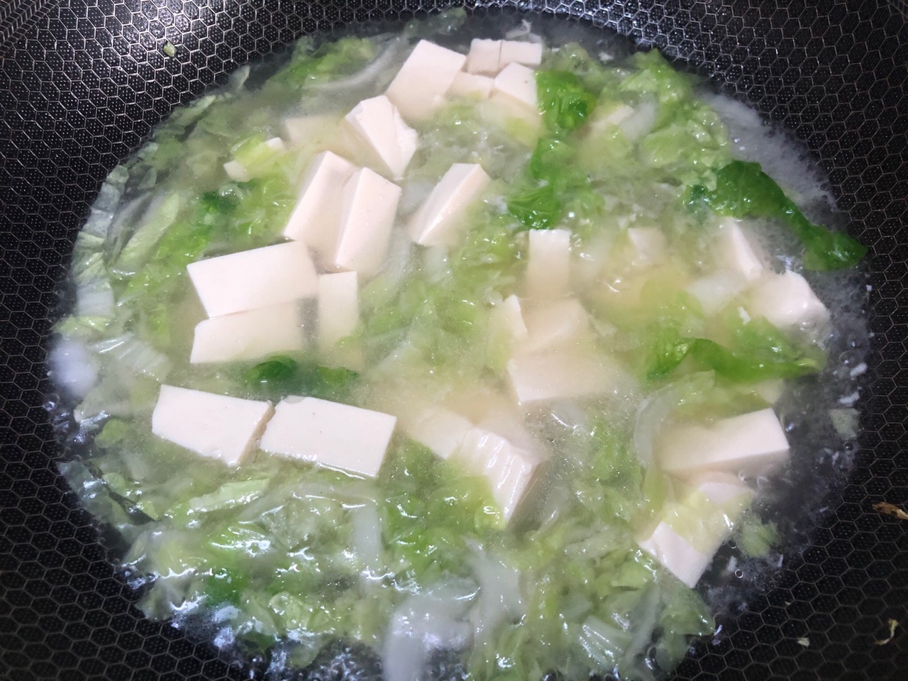 白菜豆腐汤