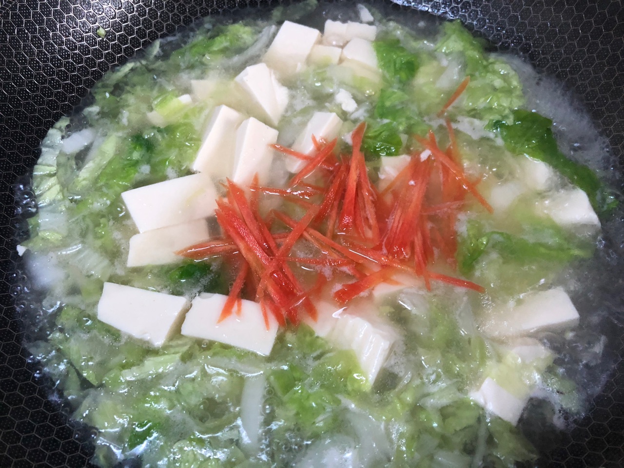 白菜豆腐汤