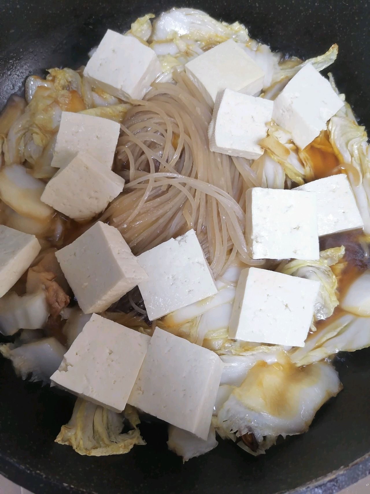白菜炖豆腐粉条
