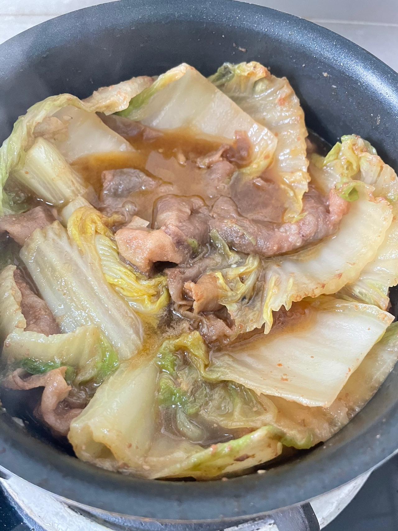 白菜肥牛煲