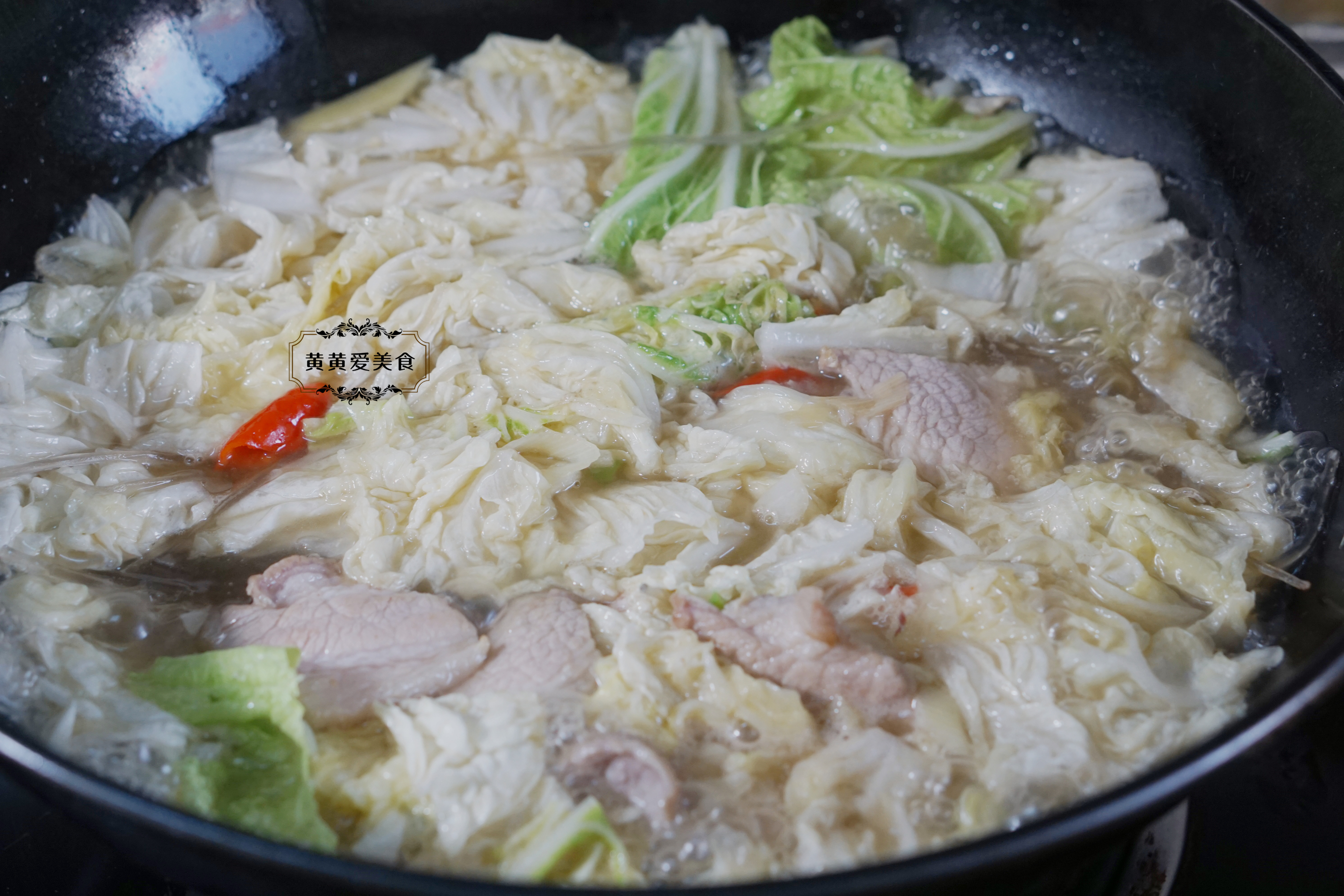 白菜粉条炖豆腐