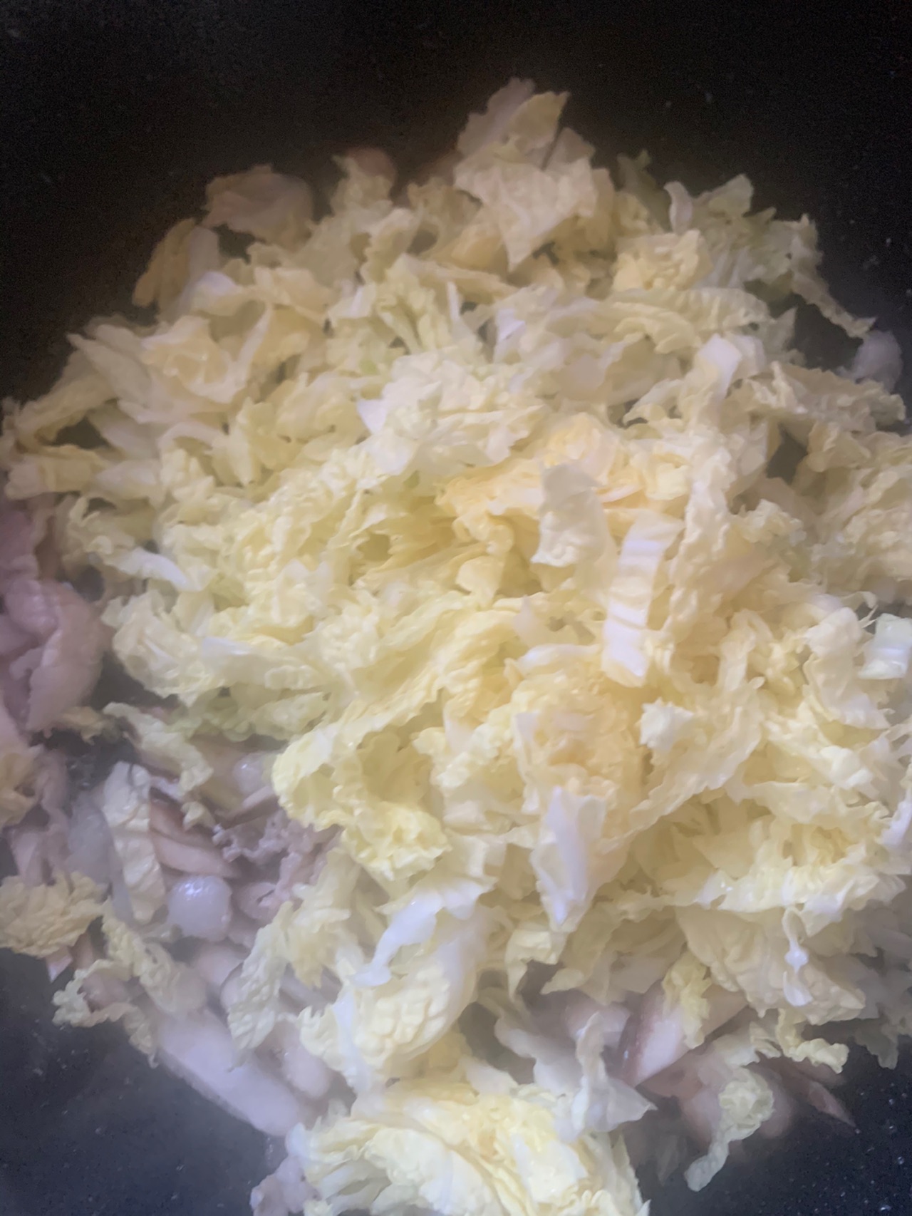 白菜肉丝面