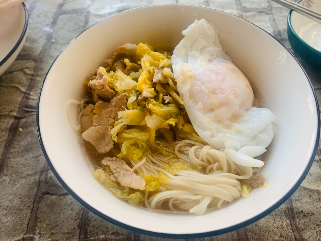 白菜肉丝面