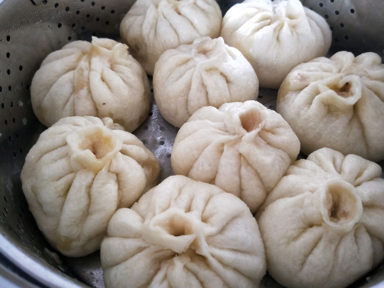 白菜虾米猪肉包子