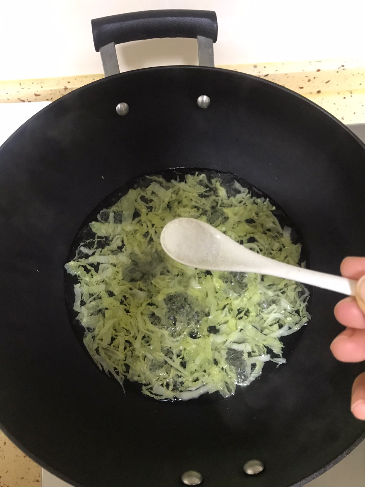 白菜心鸡蛋汤