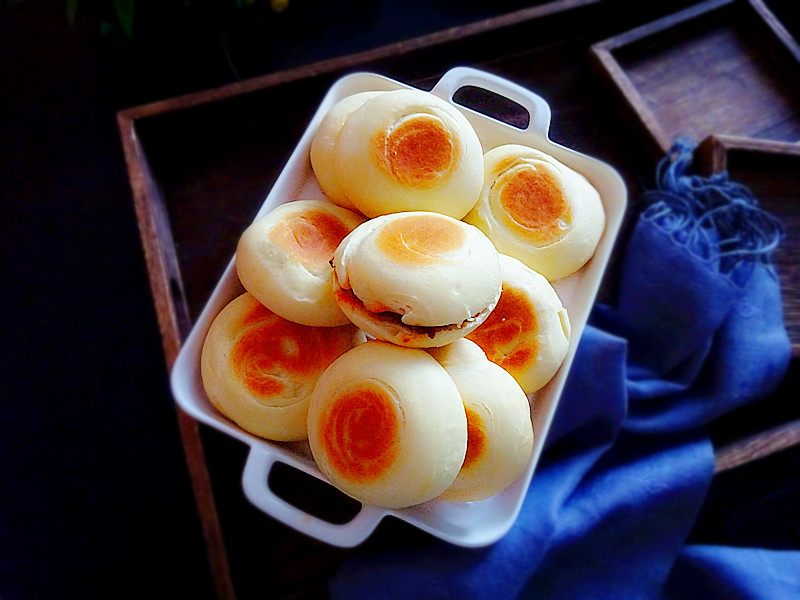 百吃不厌的夹馍饼