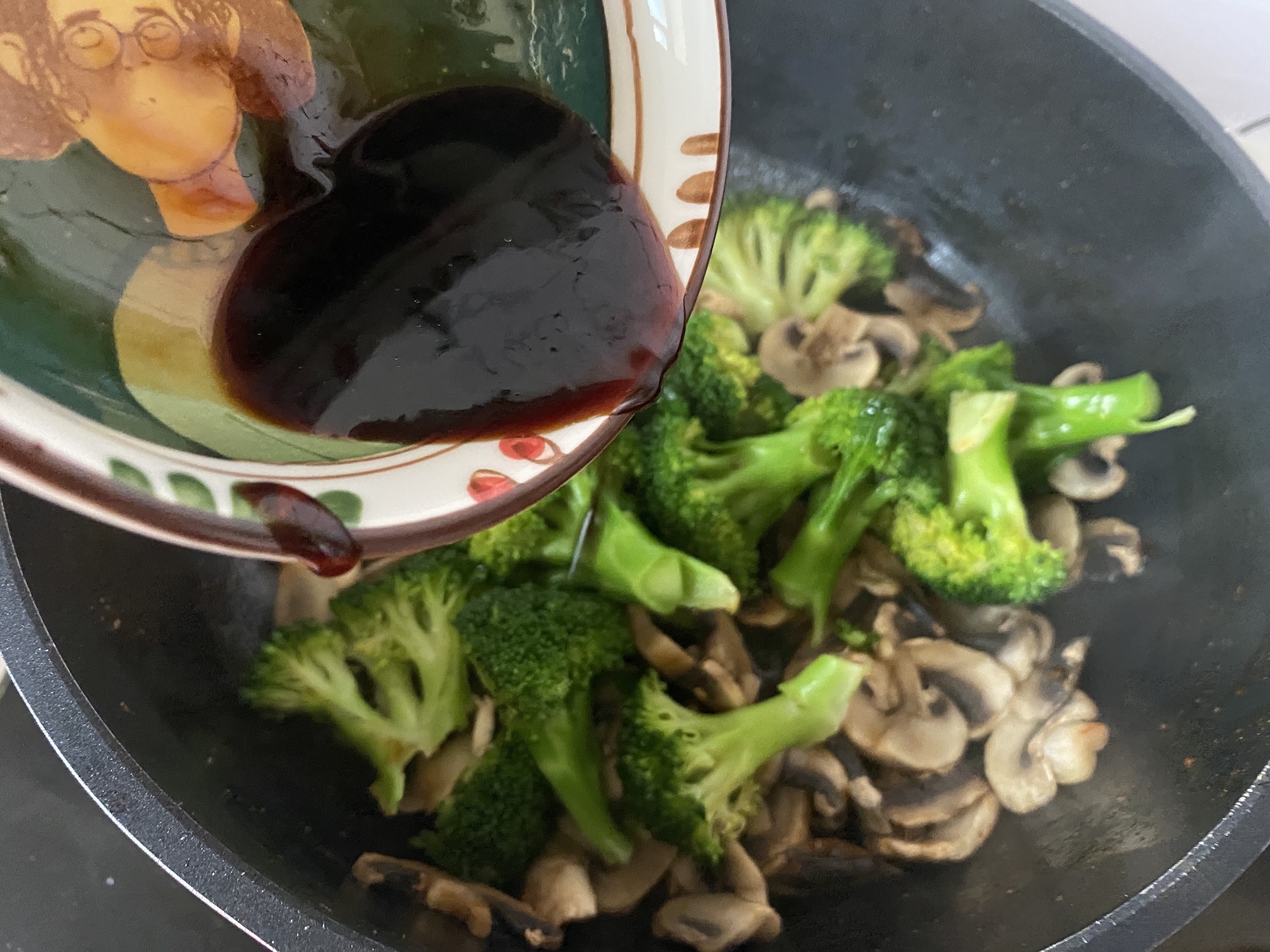 白菇西蓝花虾仁