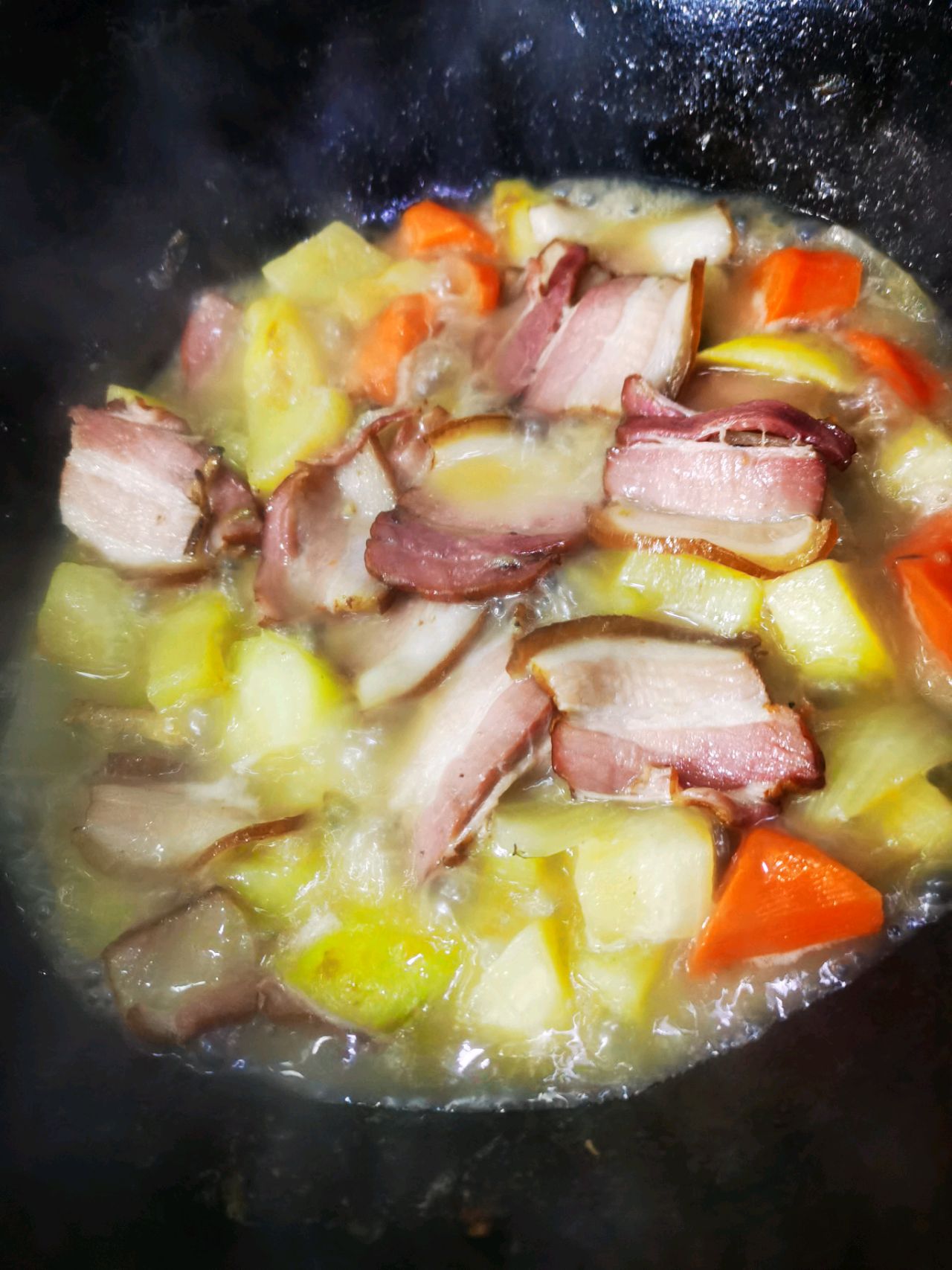 ❤️白萝卜炖腊肉