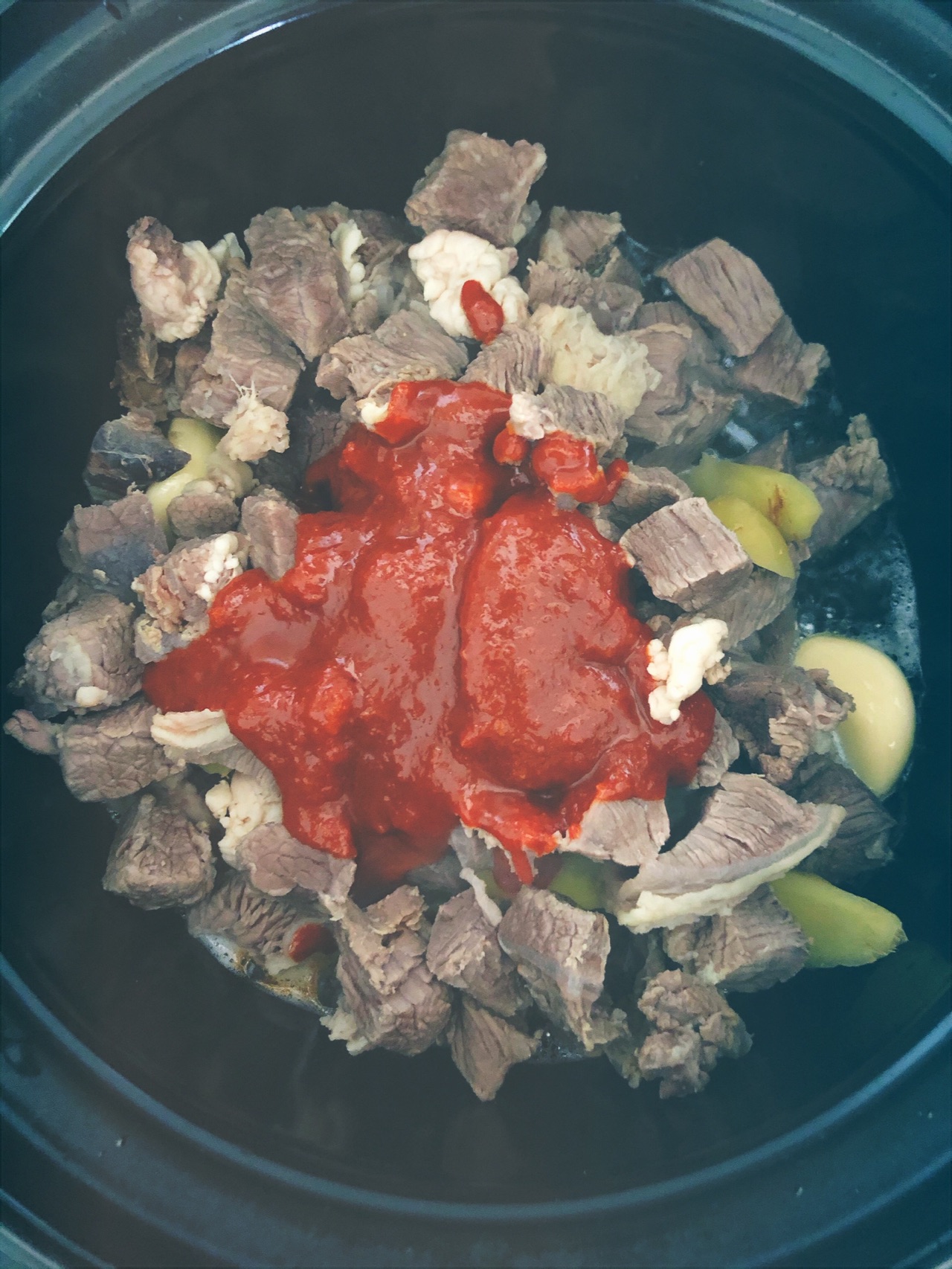 白萝卜炖牛肉