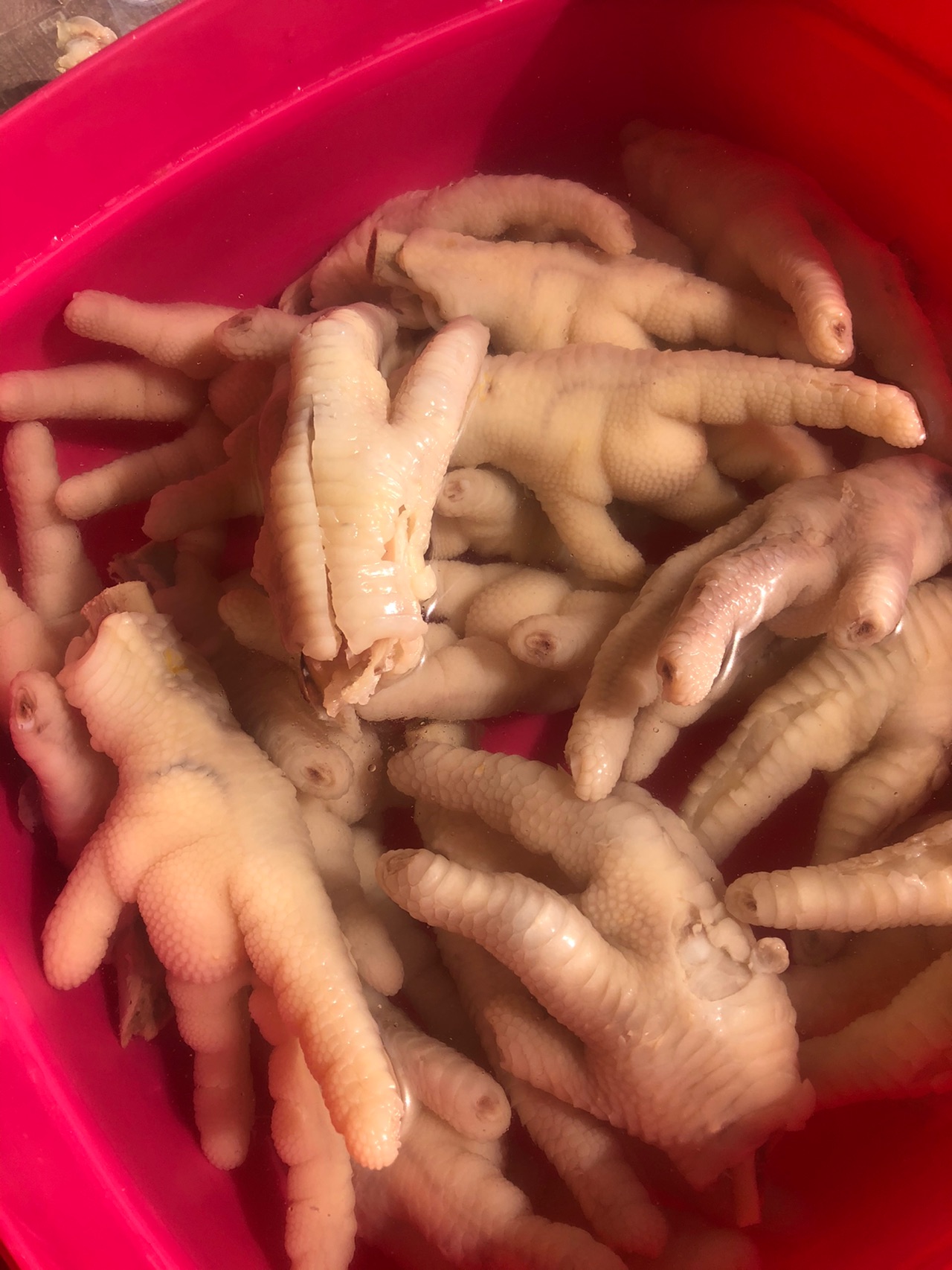 百香果橙子泡鸡爪