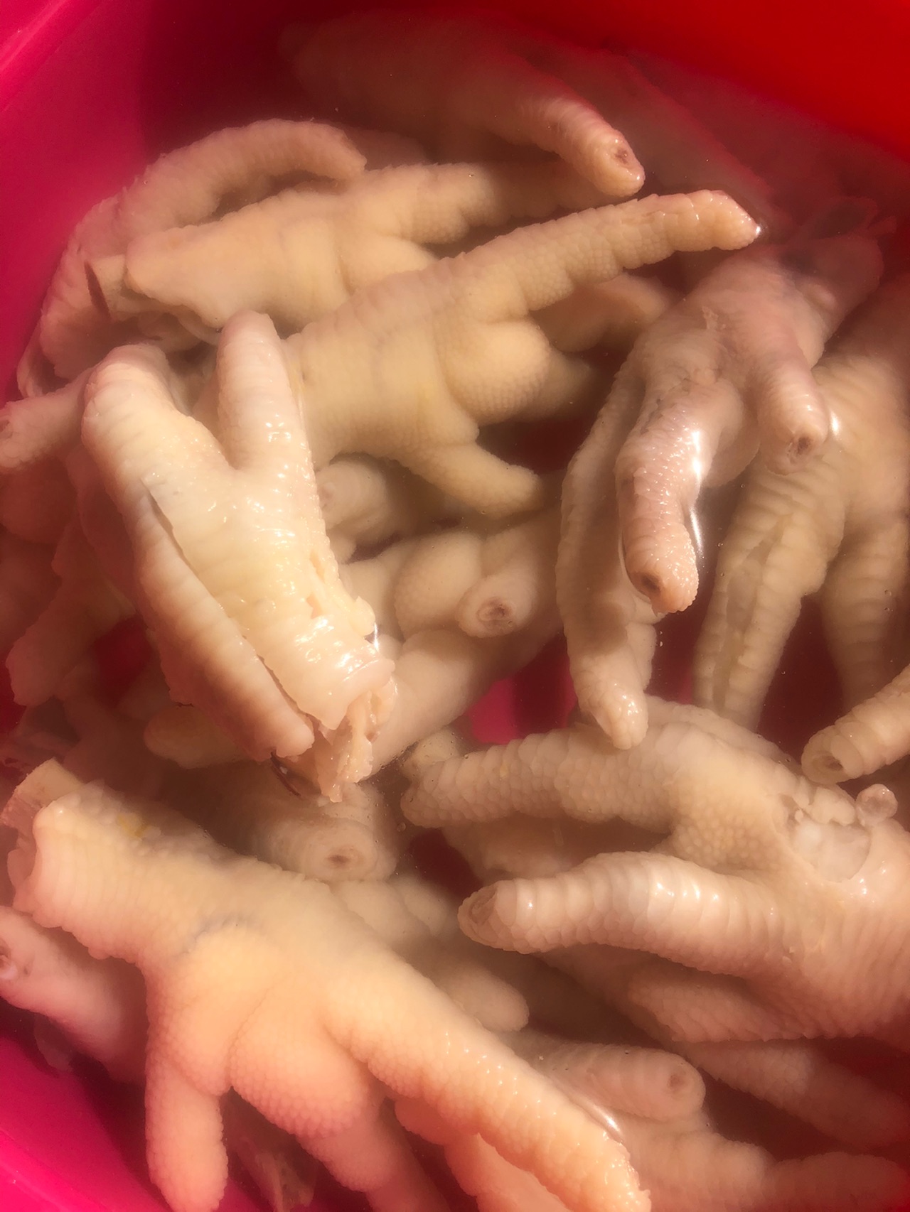 百香果橙子泡鸡爪