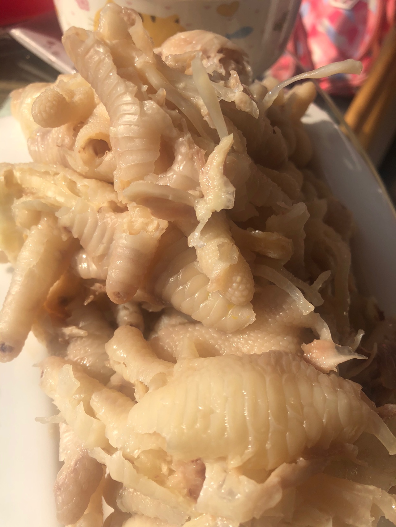 百香果橙子泡鸡爪