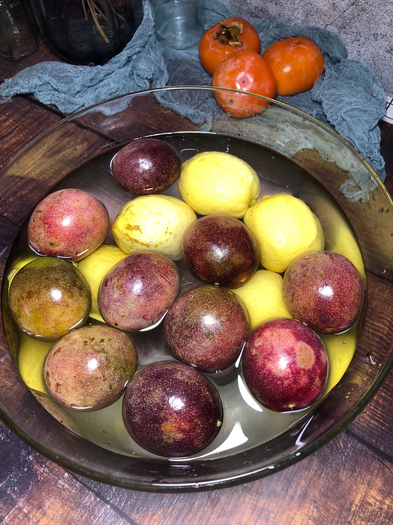 百香果柠檬茶