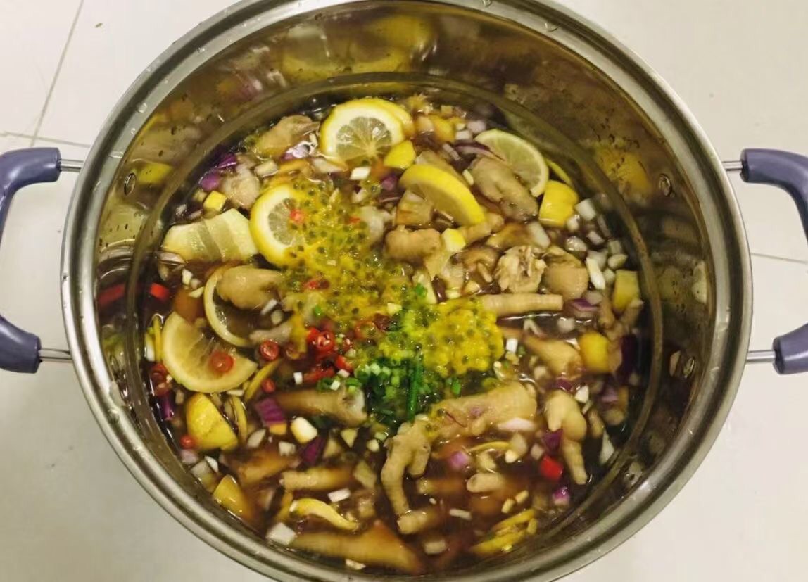 百香果柠檬鸡爪