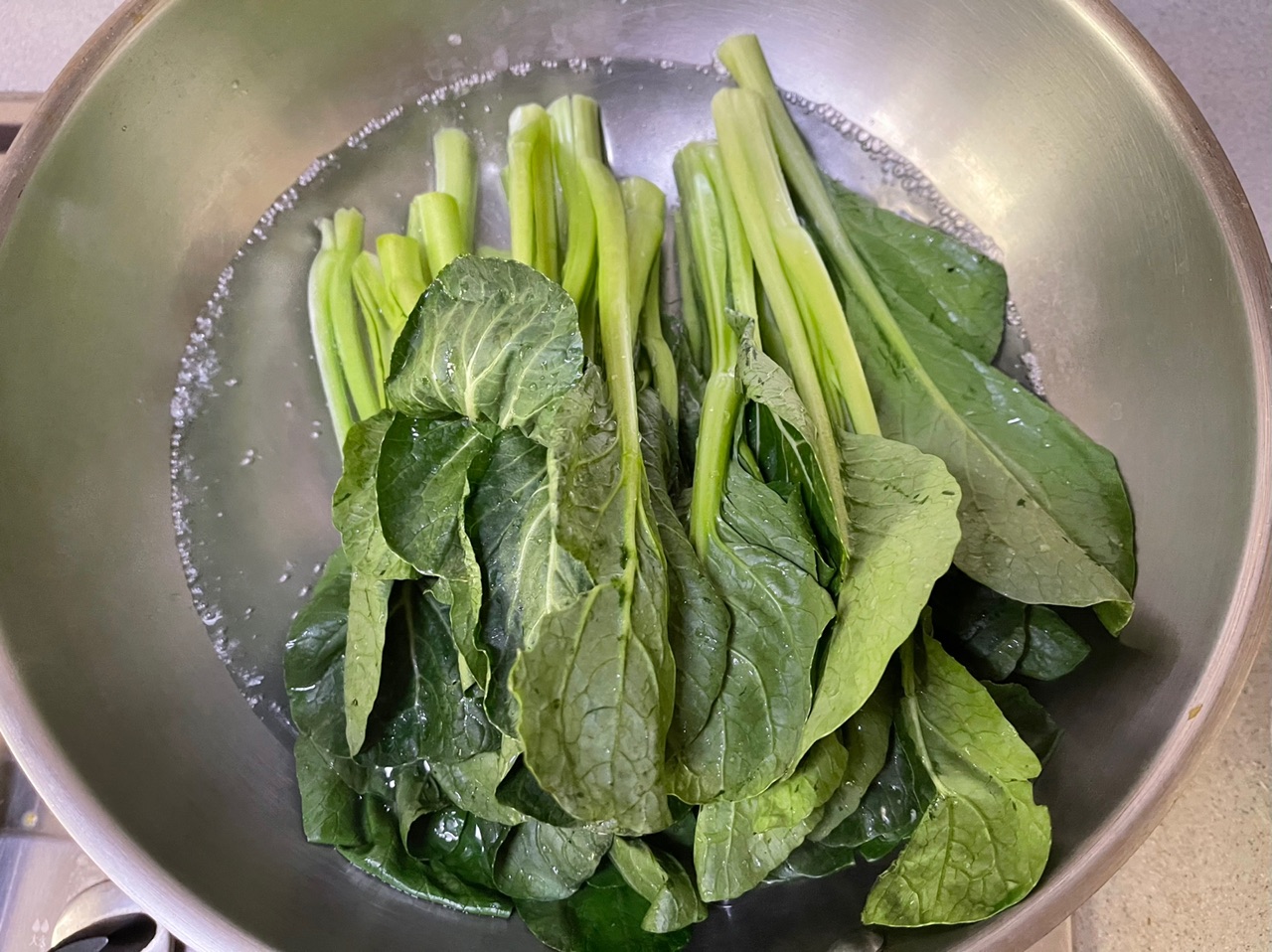 白灼菜心
