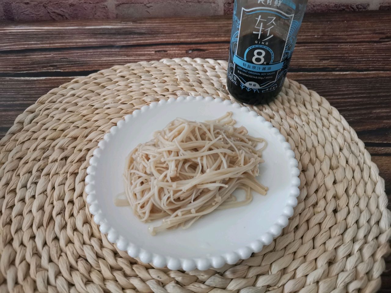 白灼金针菇