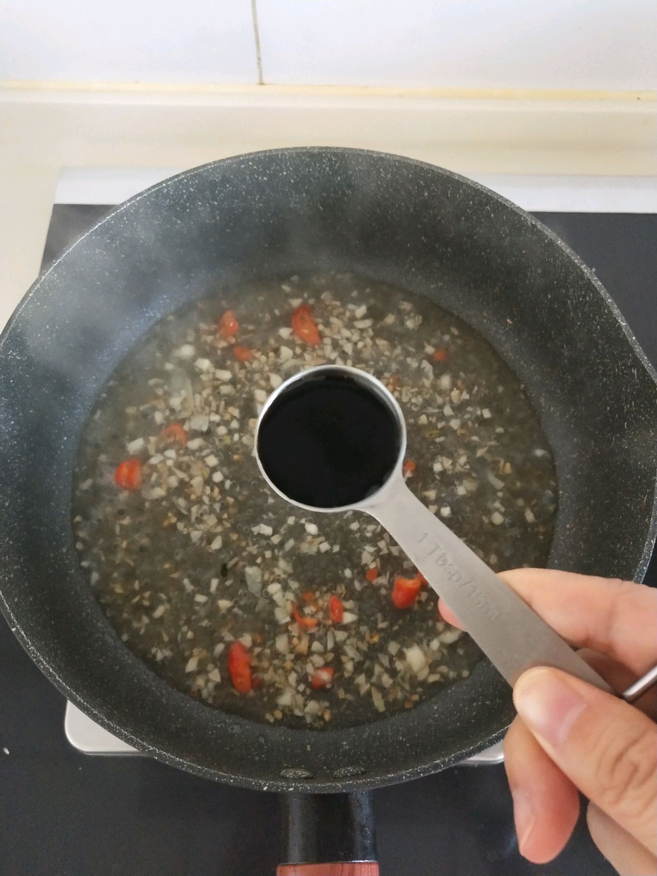白灼虾仁西兰花