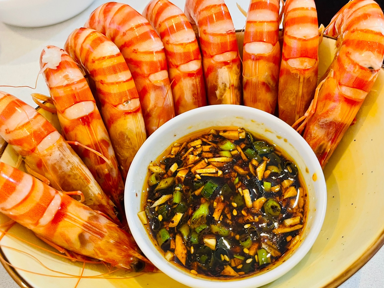 白灼虾（蘸料）