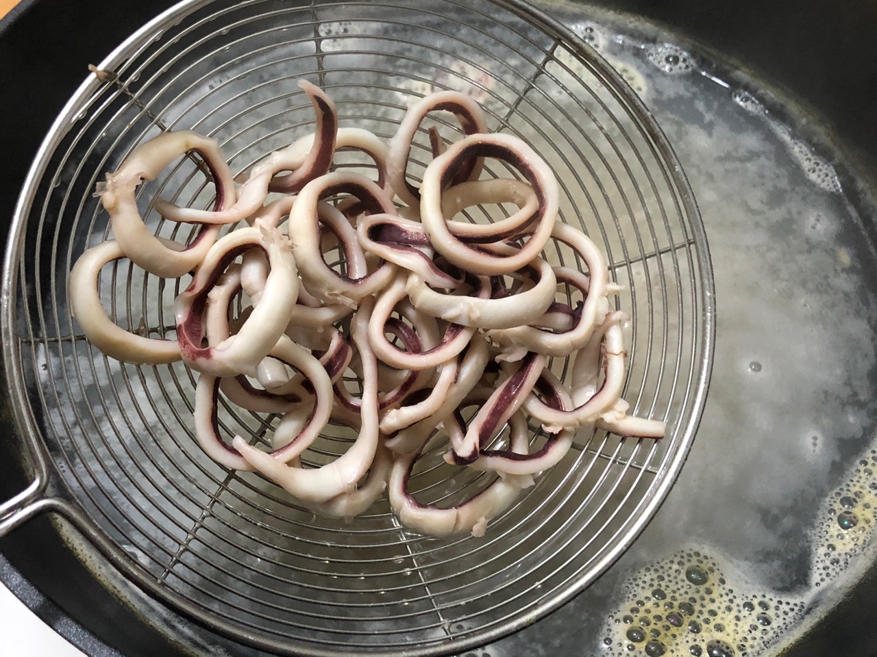 白灼鱿鱼小龙虾