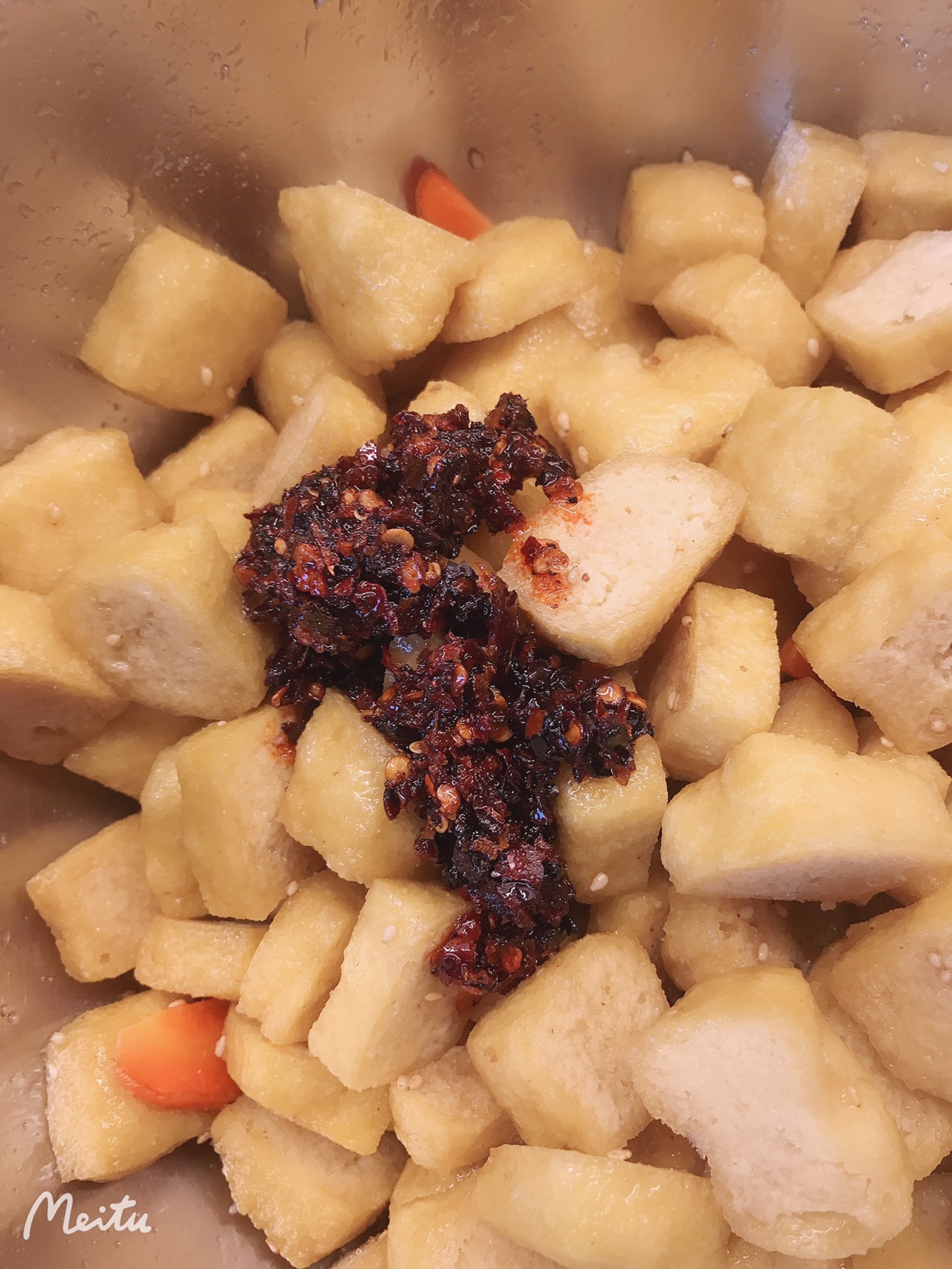 拌豆腐泡