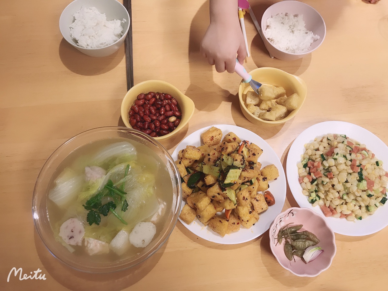拌豆腐泡