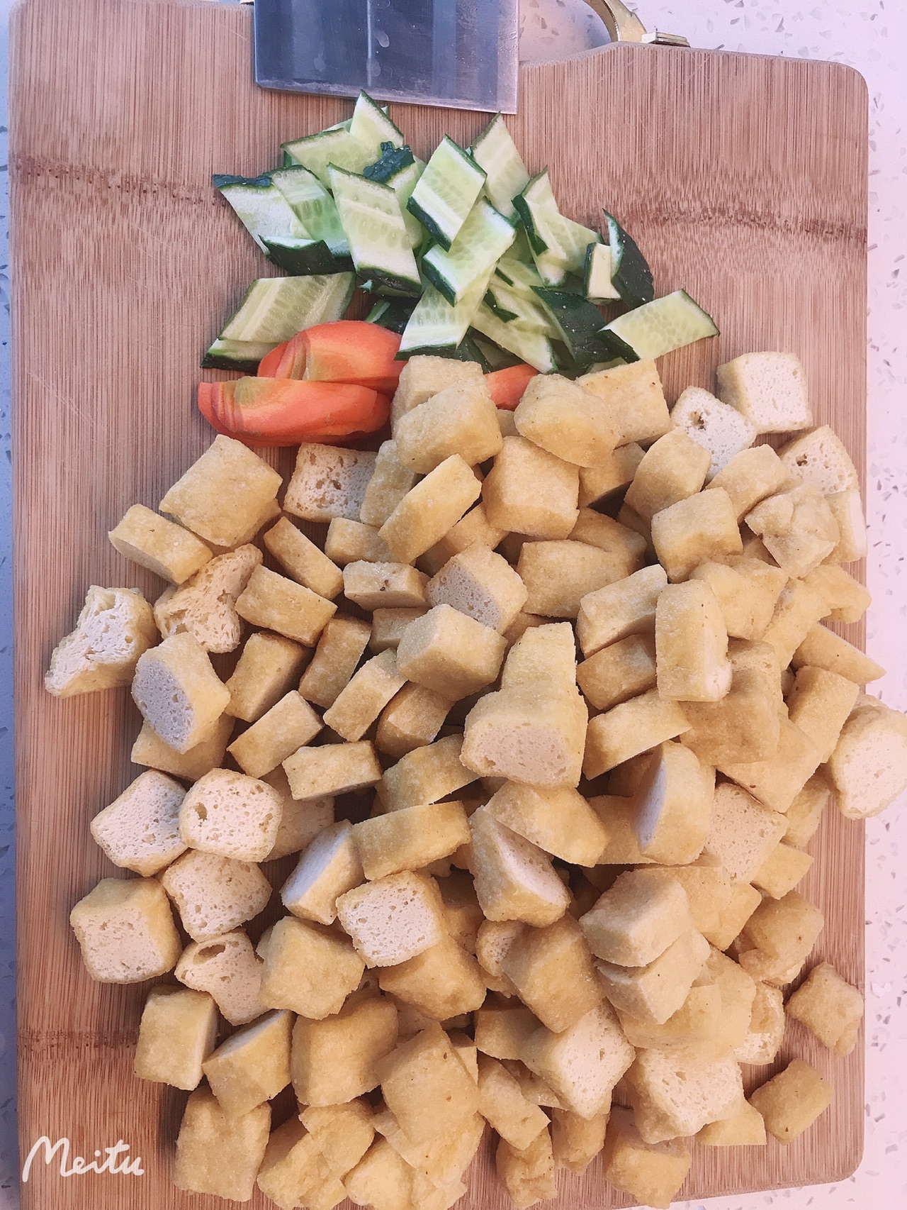 拌豆腐泡
