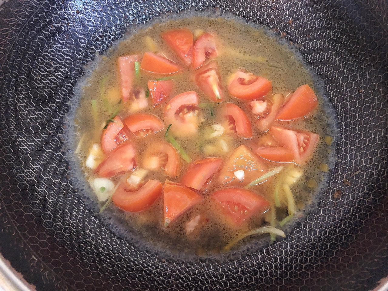拌饭必备的番茄肉末焖豆腐