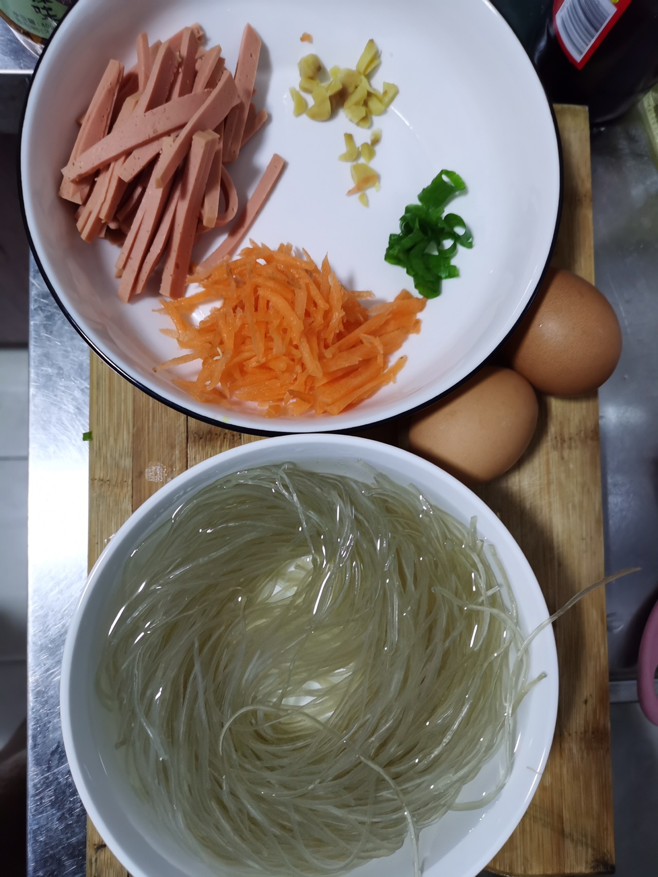 半个蔬菜大合集：炒红薯粉