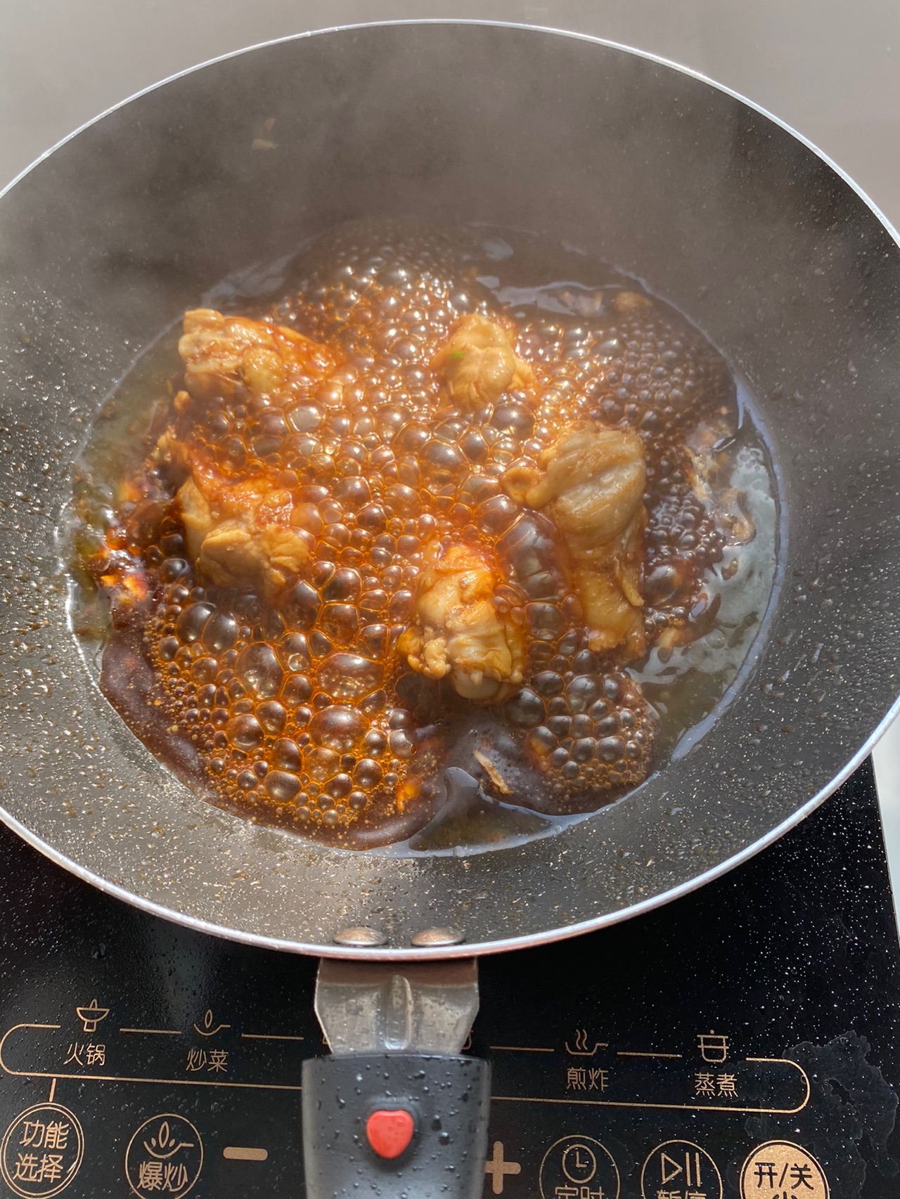 板栗红烧鸡翅根