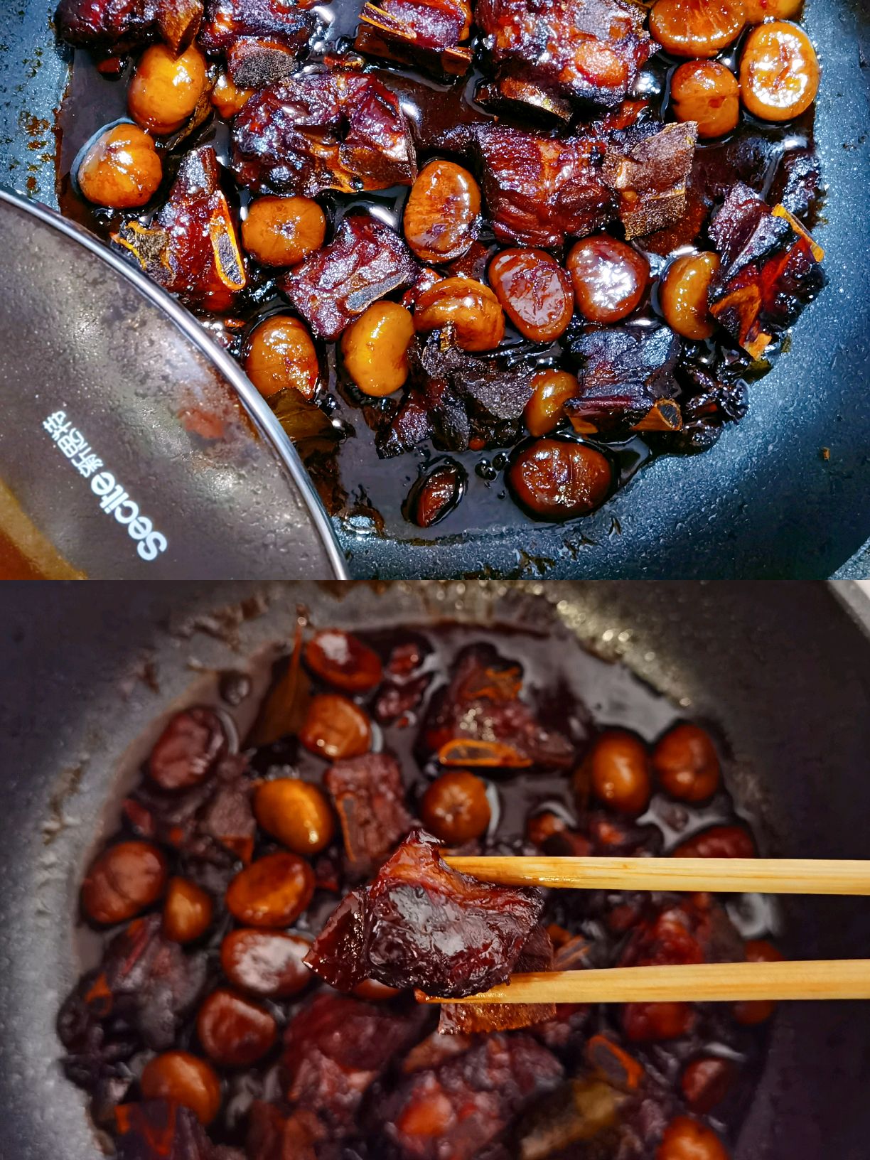 板栗烧排骨
